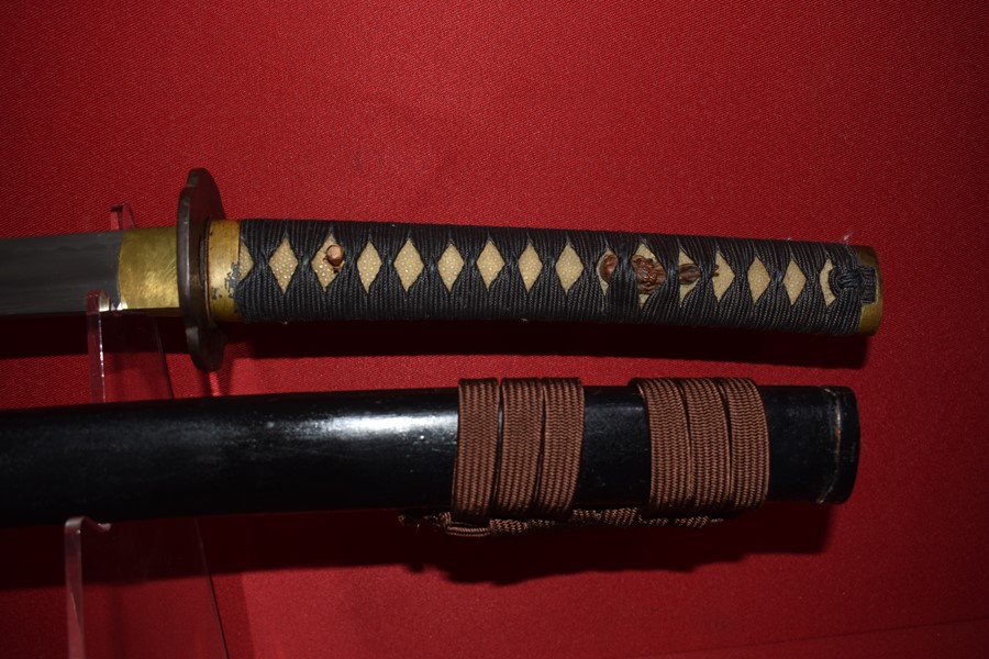 WW2 PERIOD JAPANESE KATANA IN CIVILIAN MOUNTS..-SOLD